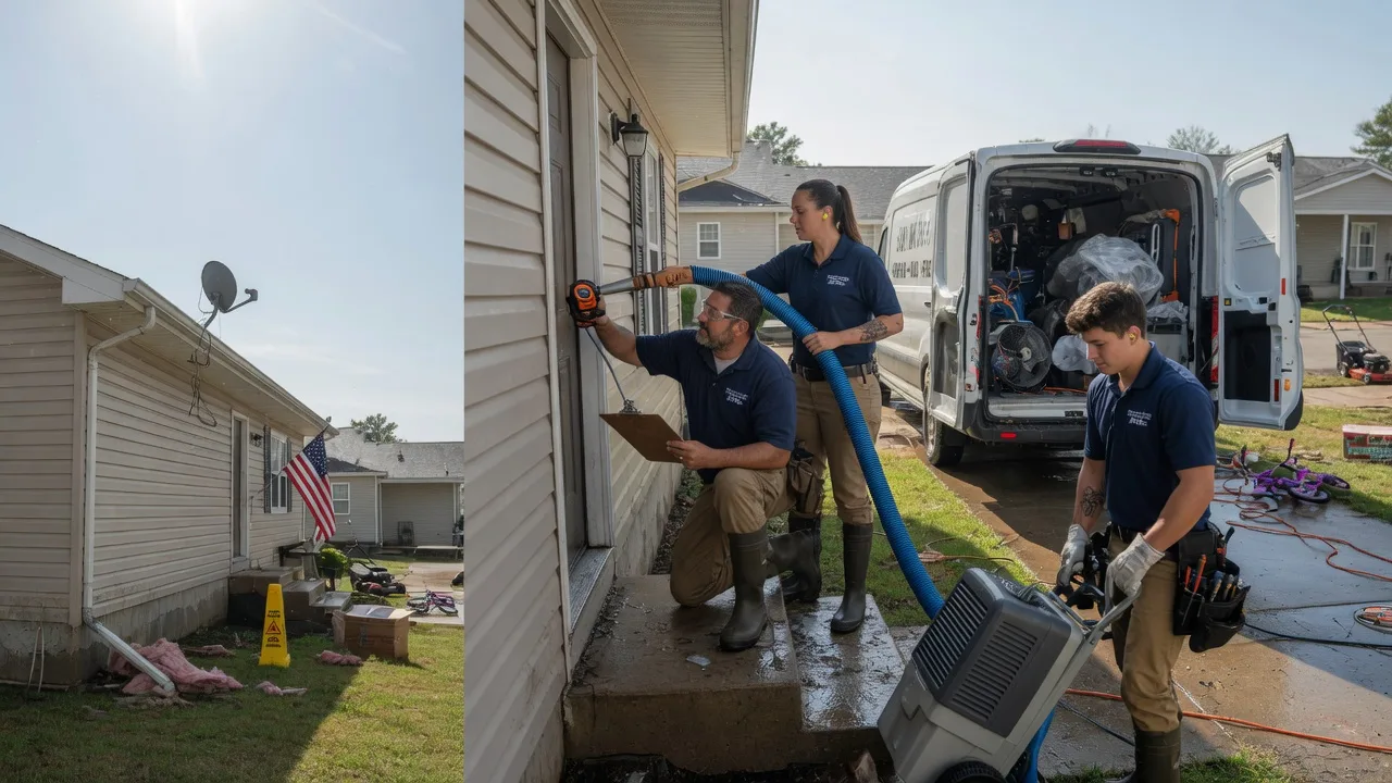 Ceiling Water Damage Restoration in Toomsuba, MS near me
